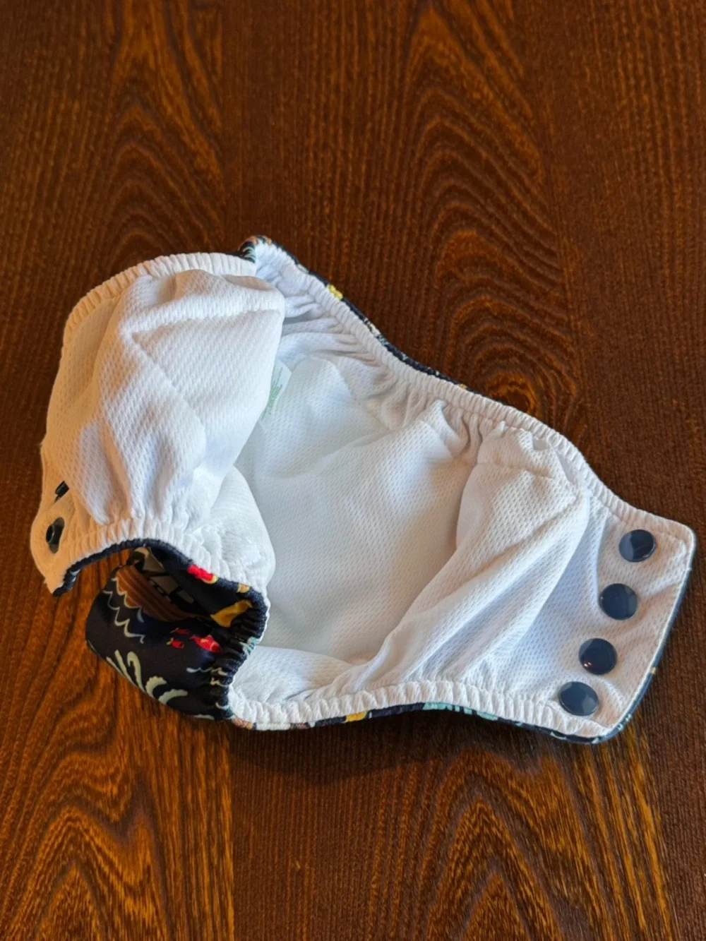 Kids Reusable Swim Diaper - Navy Pirate & Sea Print